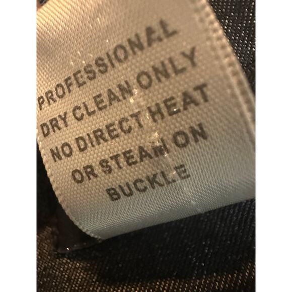 Cachè Contour Collection Black Blue Denim Mid-length Sheath Dress Women’s Size 8 - Picture 5 of 7